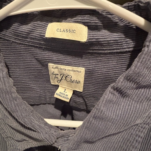 J. Crew corduroy button up shirt large - Picture 4 of 6